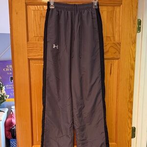 Under Armour Charcoal Gray and Black Athletic Pants